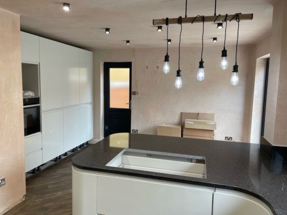 Modern kitchen fit-out with sleek designs