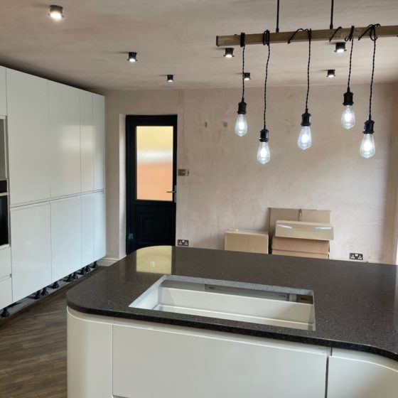 Modern kitchen fit-out with sleek designs