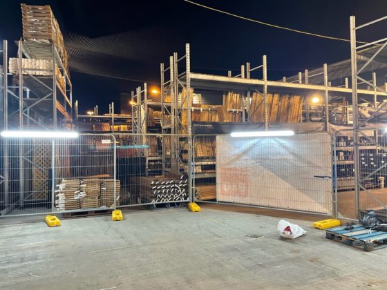 Electrician installing a residential electrical system