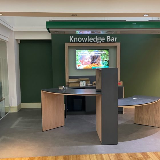 Professional electrician performing electrical works