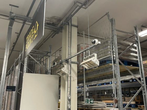 Electrical tools and equipment on white background