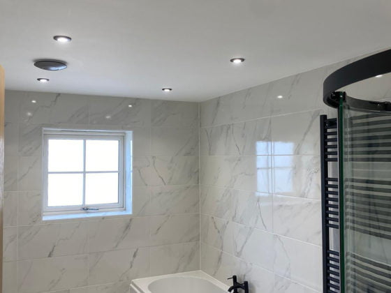 Modern new build house exterior