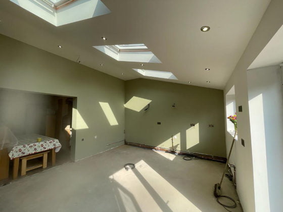 New power for a Kitchen Extension