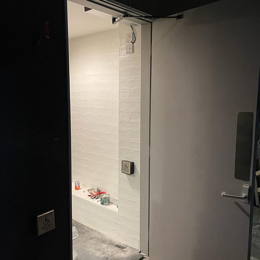 Freshly installed Power Assisted Door