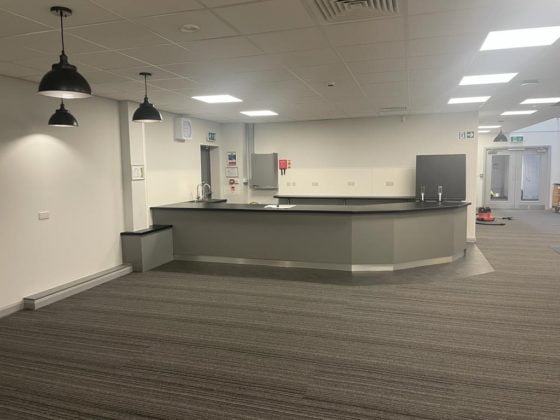 Studio School Refurbishment Cafe Area