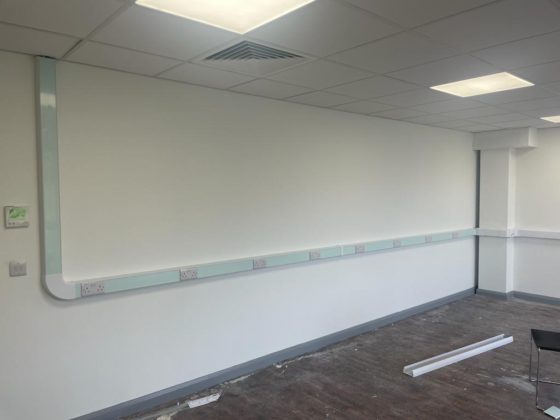 Studio School Refurbishment Trunking