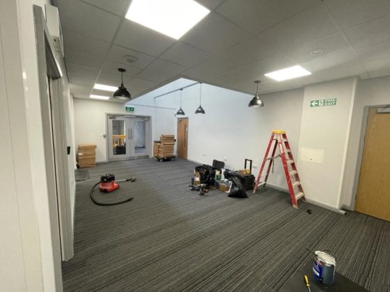 Studio School Refurbishment Work In Progress 1