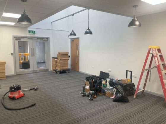 Studio School Refurbishment Work In Progress 2